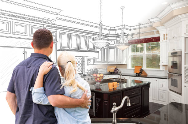 Professional Kitchen Island Installation technician working in Wyoming, PA